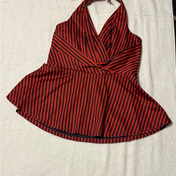 Odille Multicolored Asymmetrical Peplum Blouse - Picture 2 of 11